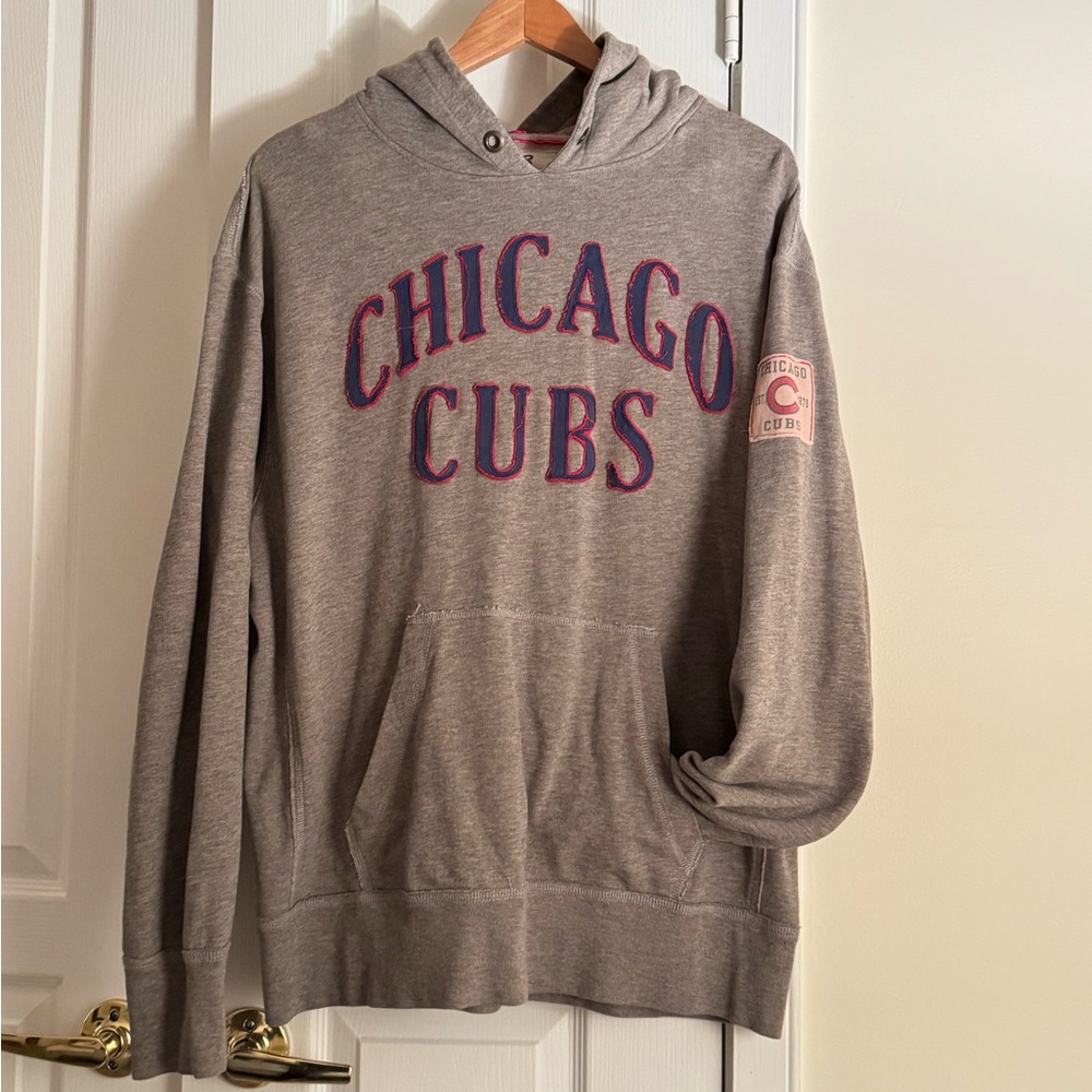 Chicago Cubs Gray Hoodie